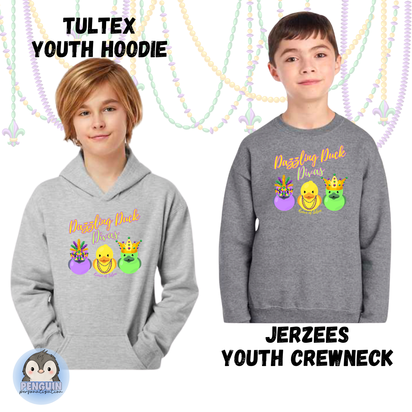 Youth Dazzling Duck Divas Shirts & Sweatshirts