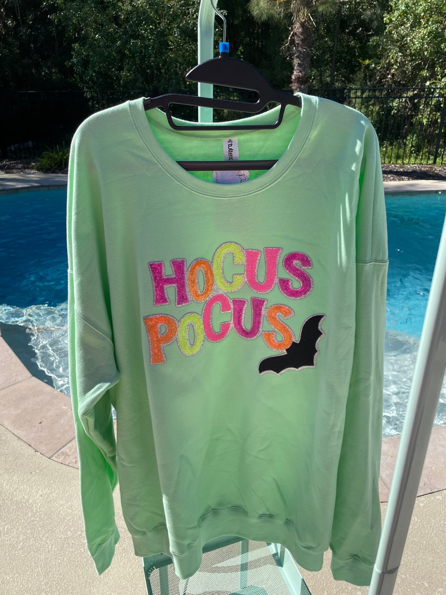 Sequin Hocus Pocus Tultex Sweatshirt