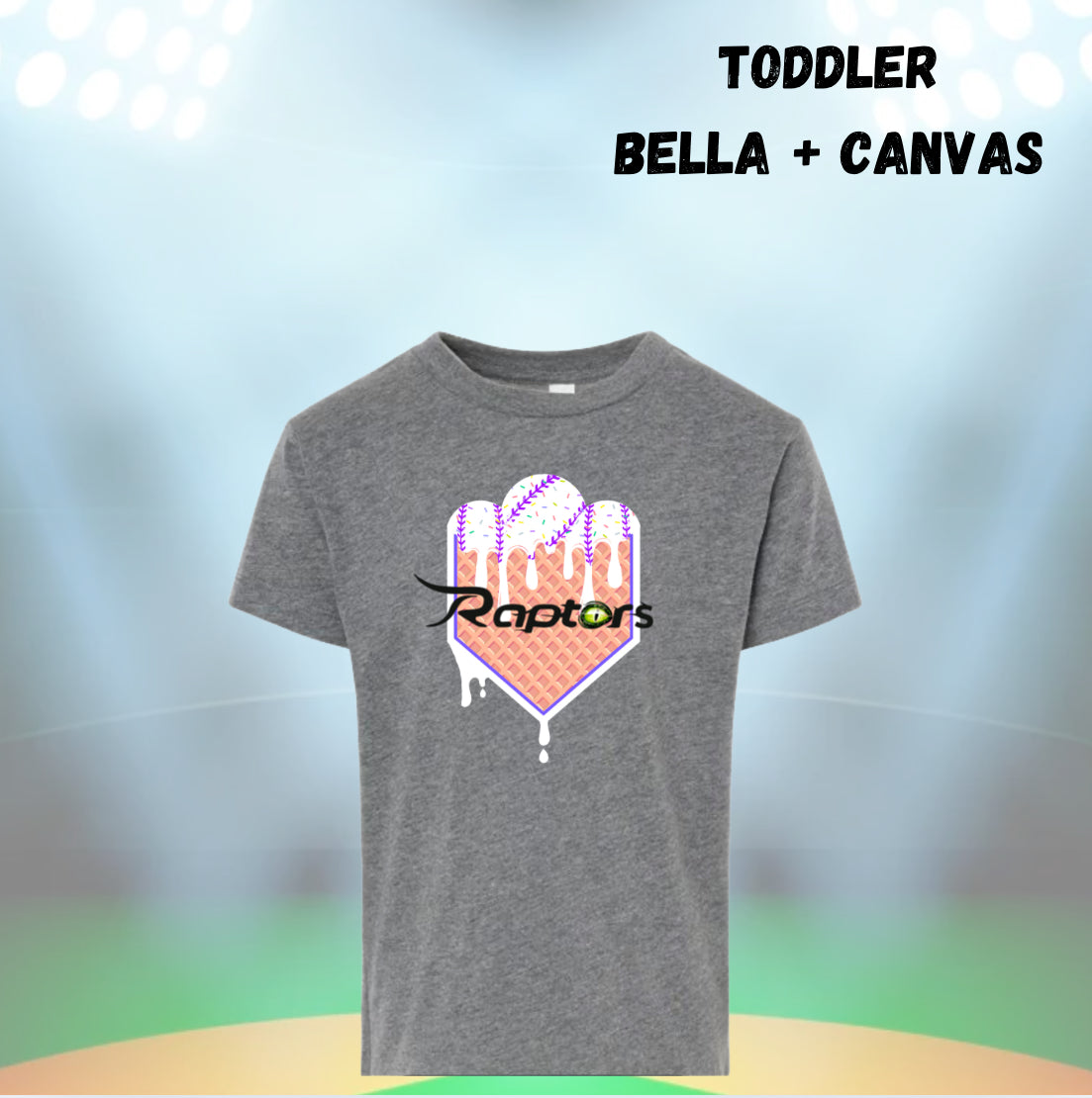 PRE-ORDER Raptors Drip Toddler (logo)