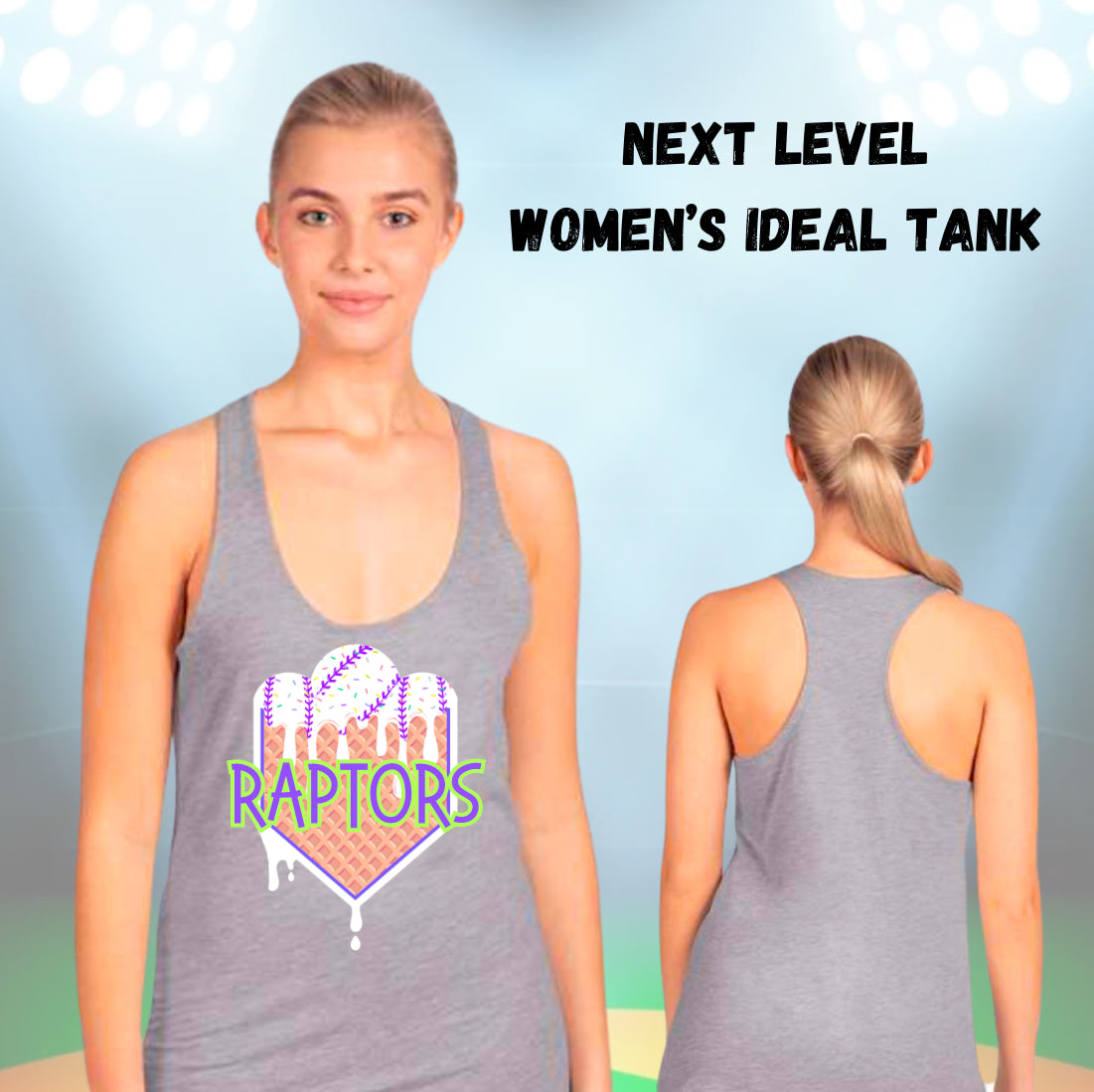 PRE-ORDER Raptors Drip Women’s Ideal Tank