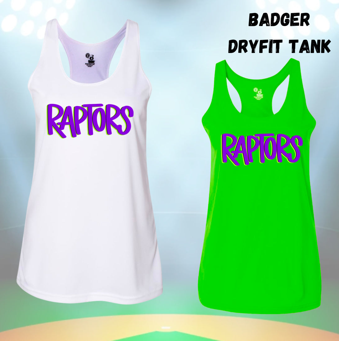 Raptors Hand Drawn Tank