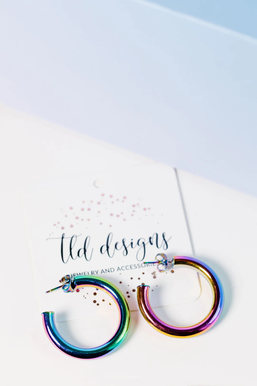 Mystic Metallic Hoop Earrings
