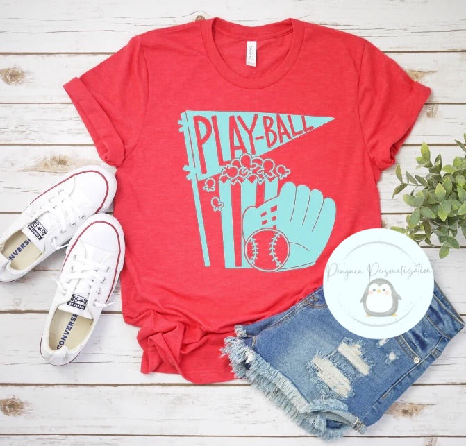 Play Ball (Puff Print)