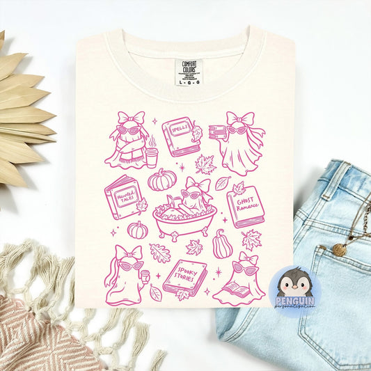 Book Ghostie (Comfort Colors)