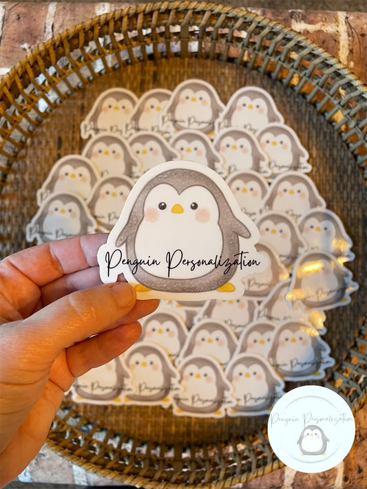 Penguin Personalization Sticker