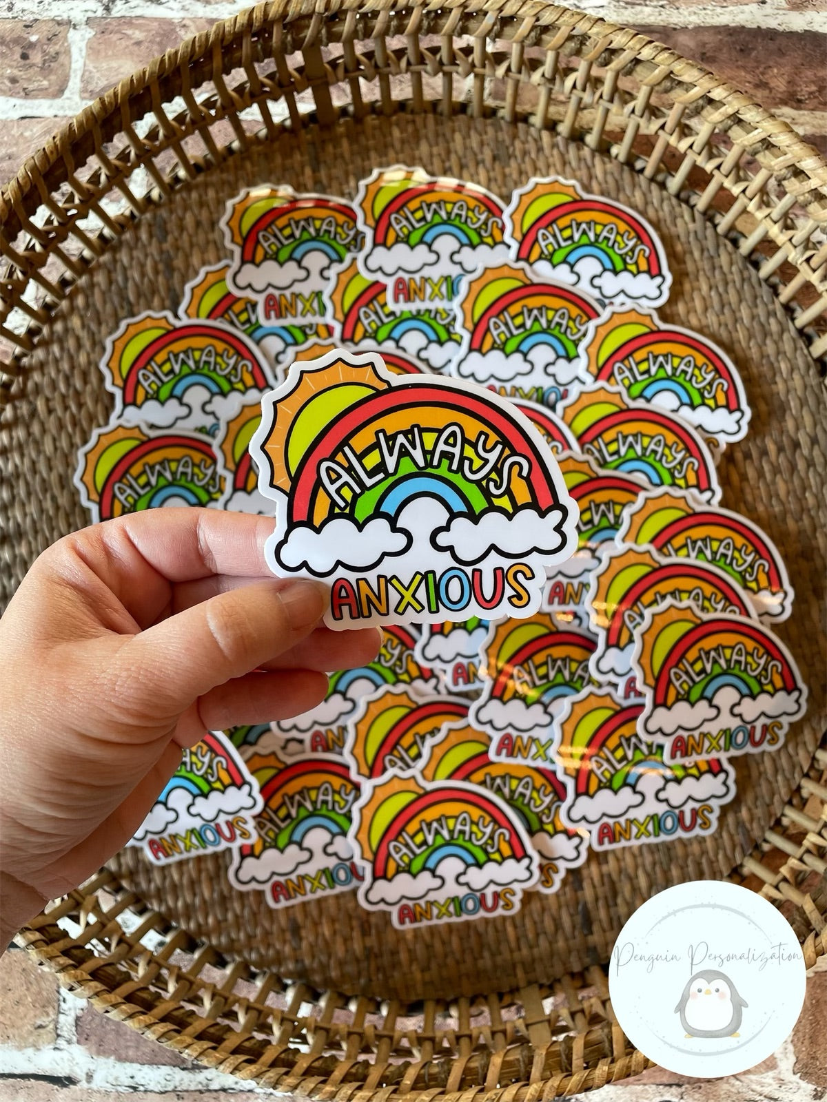 Always Anxious Sticker