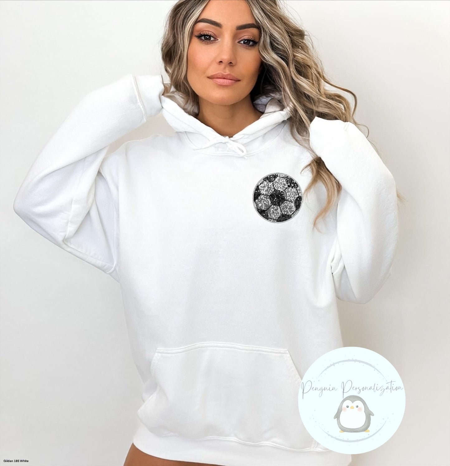 Soccer Faux Glitter (pocket design)