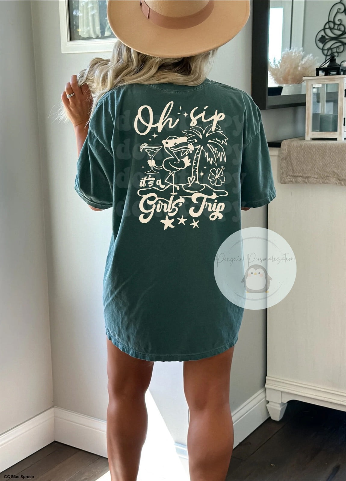 Oh Sip It’s a Girls Trip (front & back)