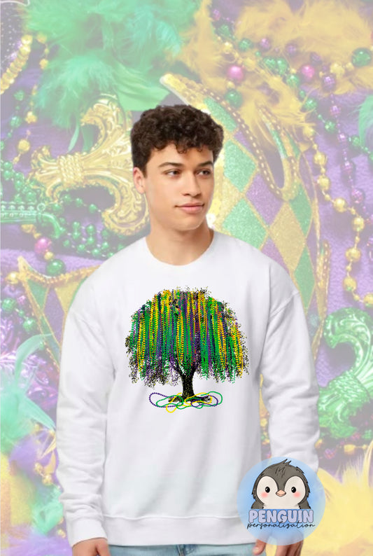 Mardi Gras Bead Tree