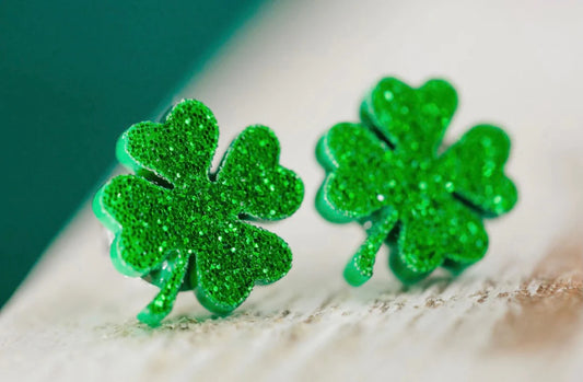 Shamrock Stud Earrings