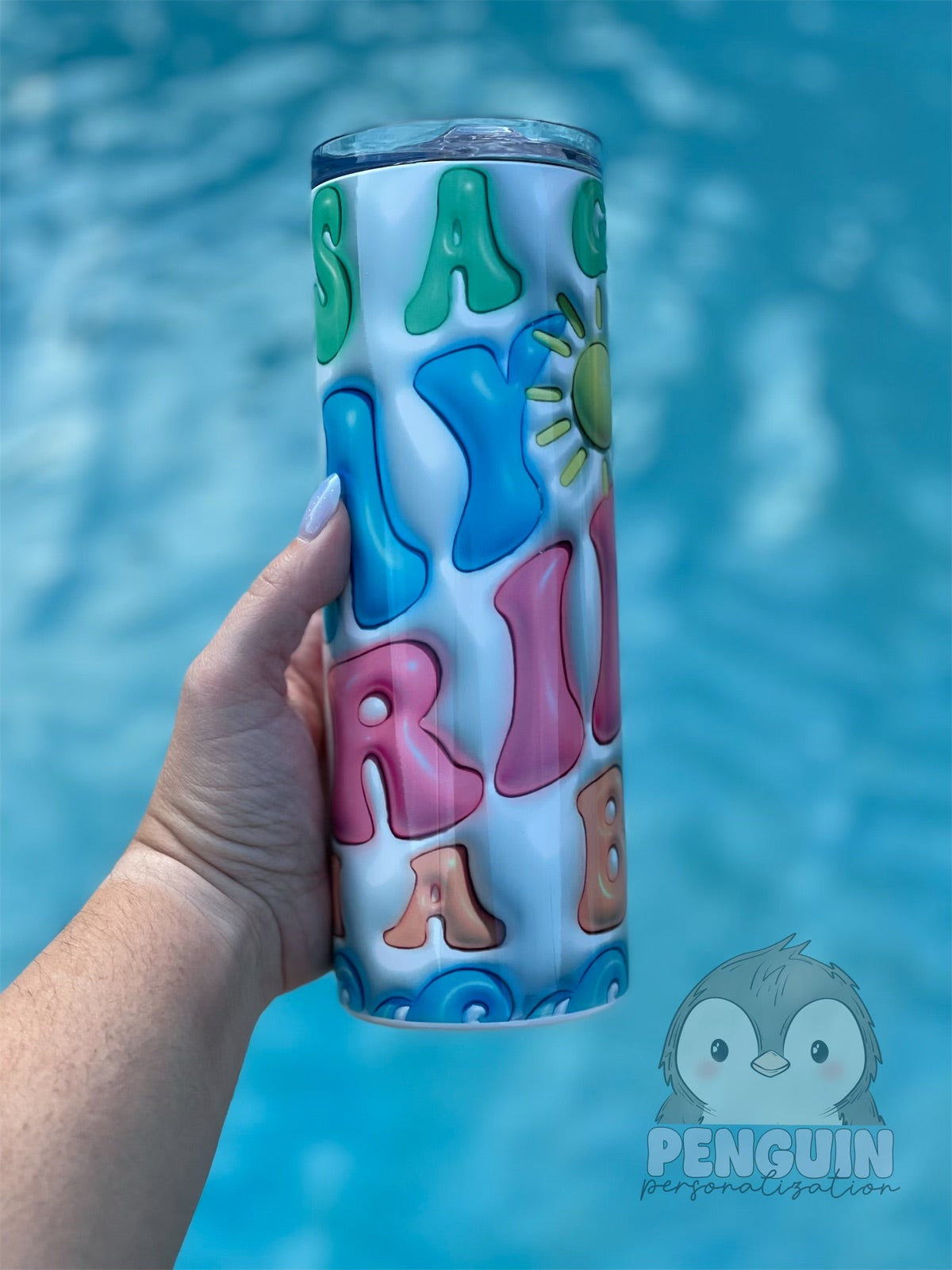 It’s a Good Day to be on a Boat 20 oz skinny tumbler